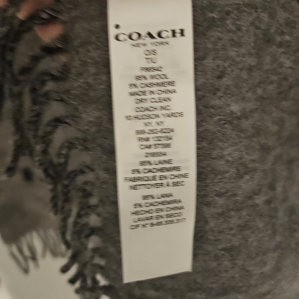 Coach scarf - Picture 3 of 3